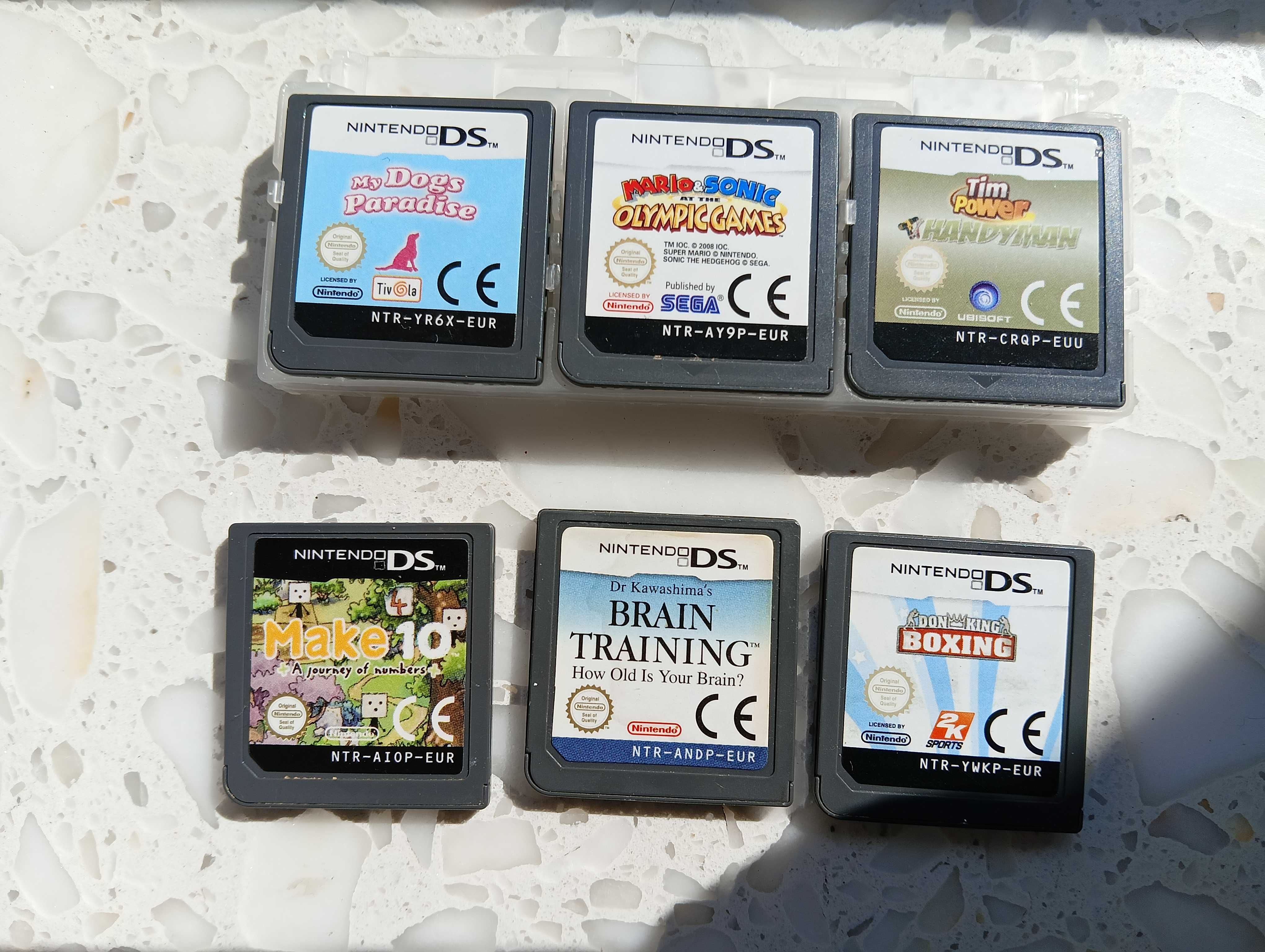 Nintendo DS lite i 6 gier
