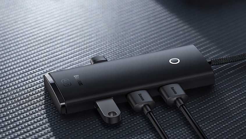 Baseus adapter USB, HUB, 4x USB 3.0