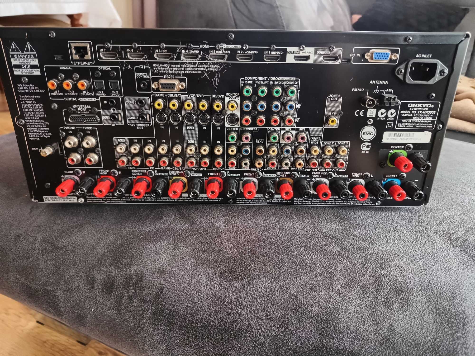 Onkyo TX-NR3008 - Amplituner 9.2 THX Ultra2