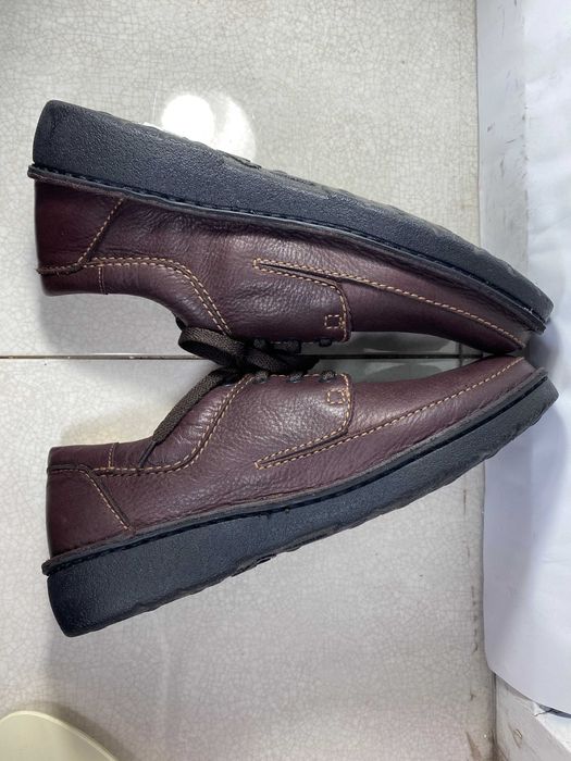 clarks мужские кожаные туфли мокасины 46 р 29 см оригинал