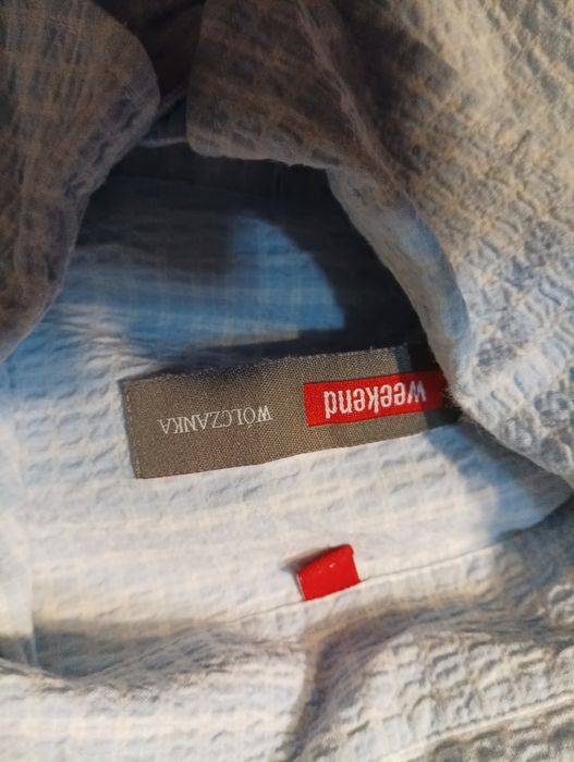 6. Koszula męska krótki rękaw rozmiar 43 firmy Wólczanka