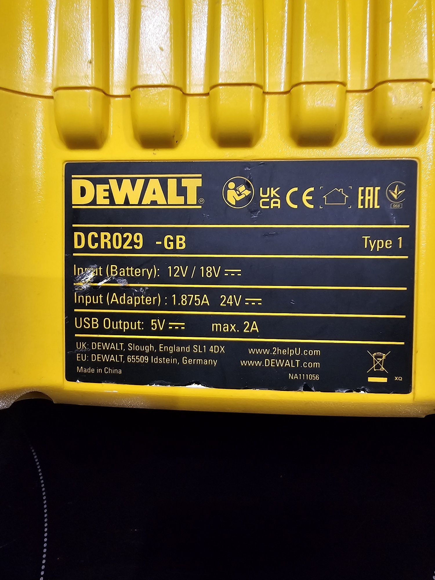 Radio budowlane akumulatorowe DeWALT DCR029 18/54V XR body