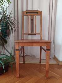 Krzesło drewniane styl secesyjny wygodne i solidne
