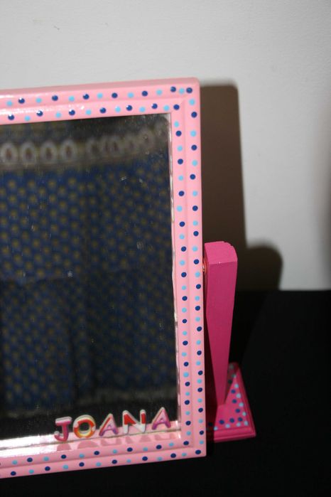 Espelho Cor de Rosa Handmade