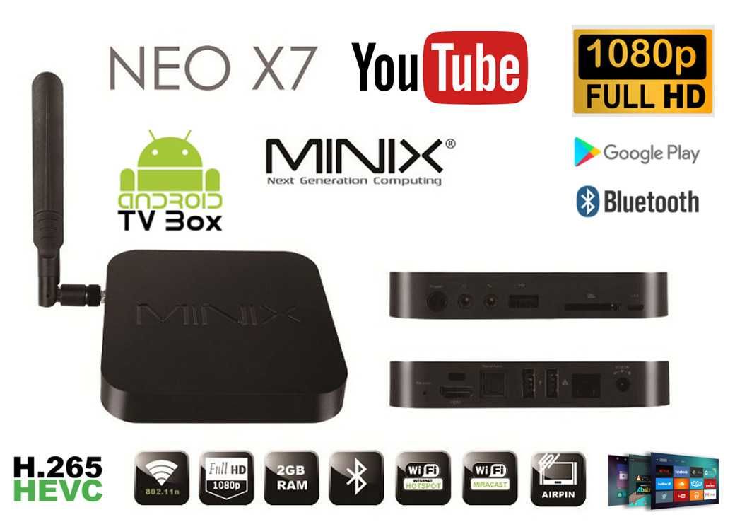 Андроид плеер MiniX Neo X7 (2/16) Dual WiFI (YouTube)