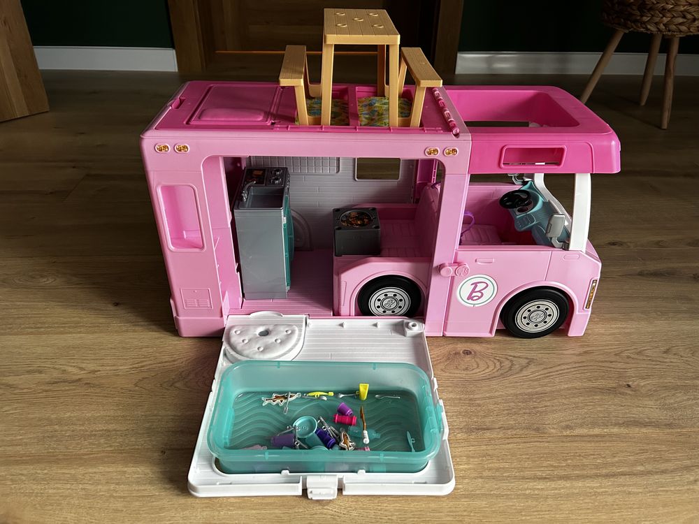 Barbie camper ze snów+ akcesoria