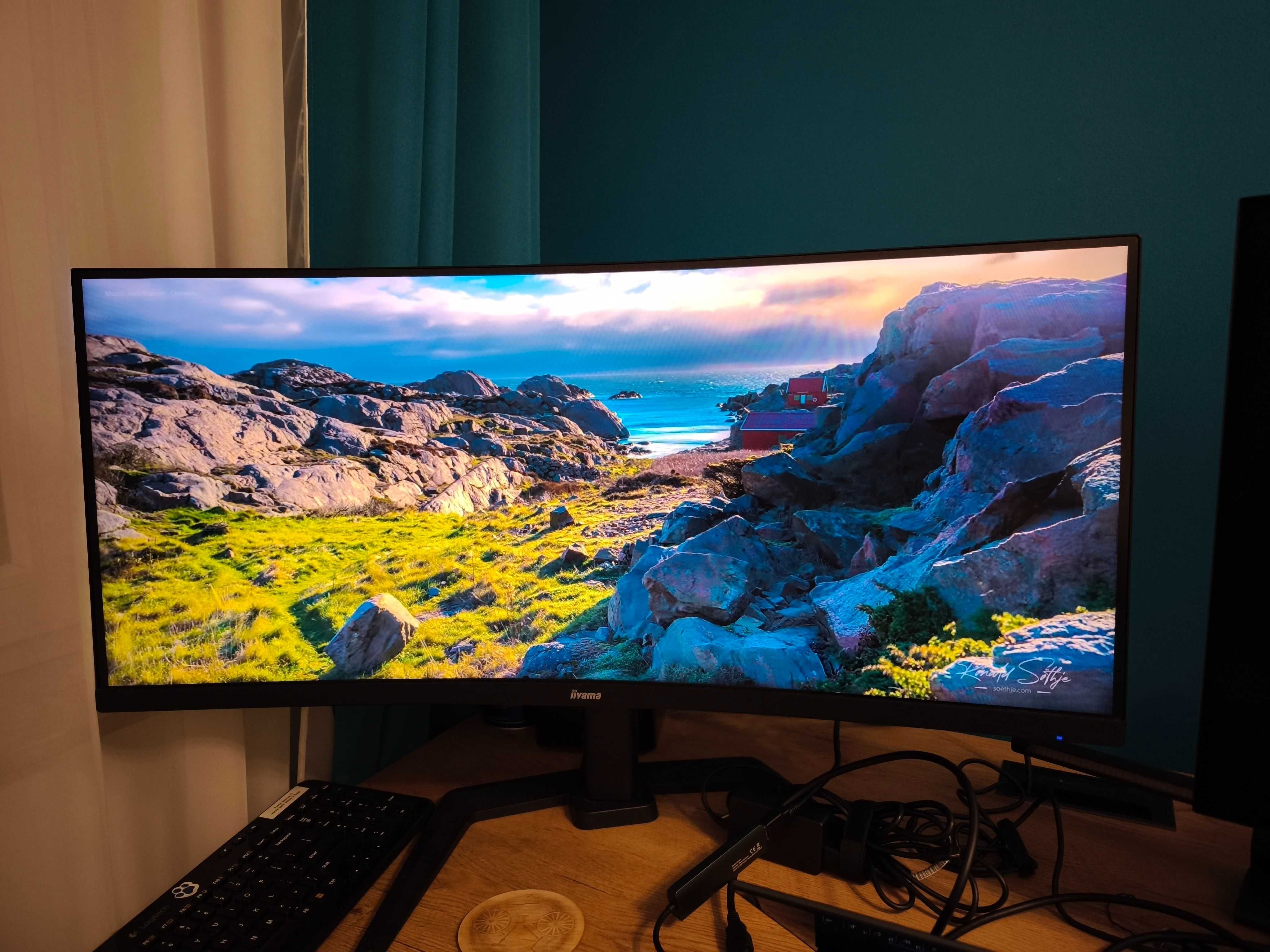 Monitor Iiyama Red Eagle G-Master GB3467WQSU 34 cale zakrzywiony VA