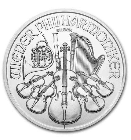 Срібна інвестиційна монета Віденська філармонія 2023