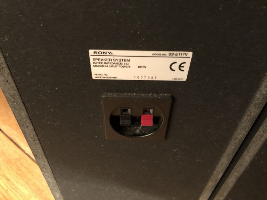 Sony Amplificador TA-FB920R + Rádio ST-SE300 + Colunas SS-E117V