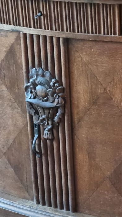 Toaletka komoda Art Deco zabytkowa lata 20"-40" lite drewno antyk duża