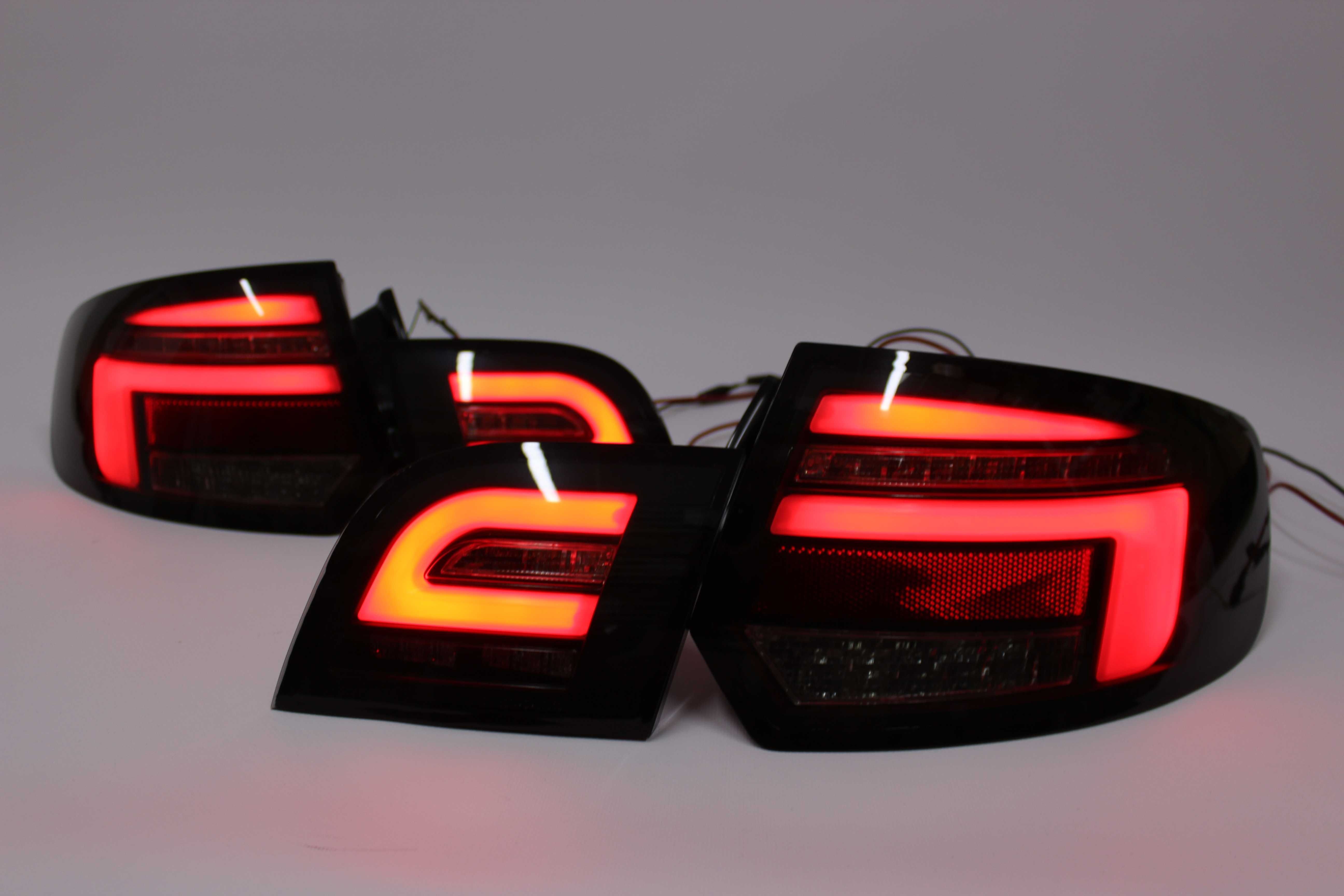 Lampy tylne tył AUDI A3 8P 08-12 SPORTBACK LIFT LED Neon Dynamic SMOKE