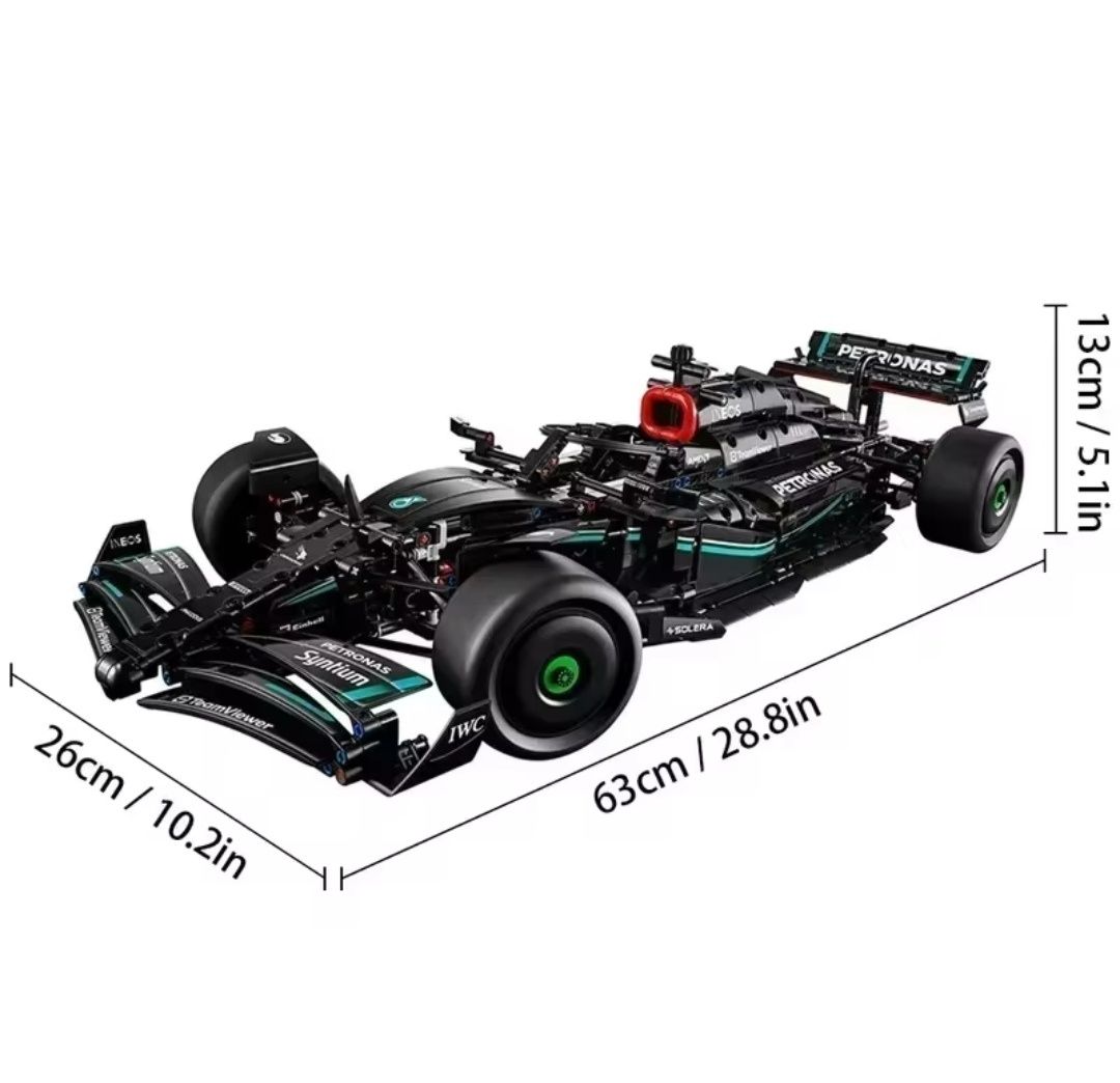 Nowe Klocki Technic na wzór 42171 Formuła Mercedes AMG F1 (nie LEGO)