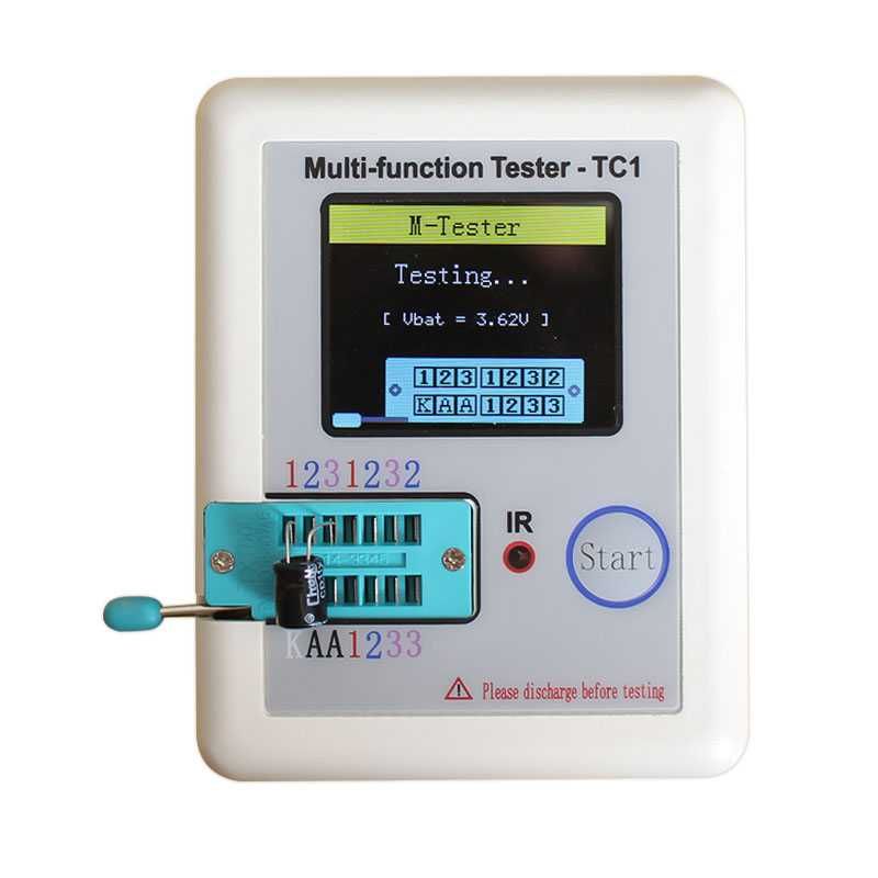 LCR-TC1 Multi Tester - Multimetro analisador de componentes