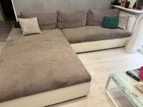 Sofa naróżna szara narożnik