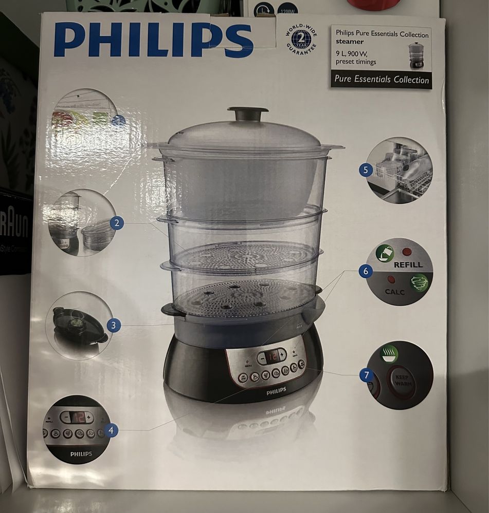 Parowar Philips Pure