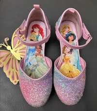 Księżniczki Disneya brokatowe baleriny pantofelki  HM