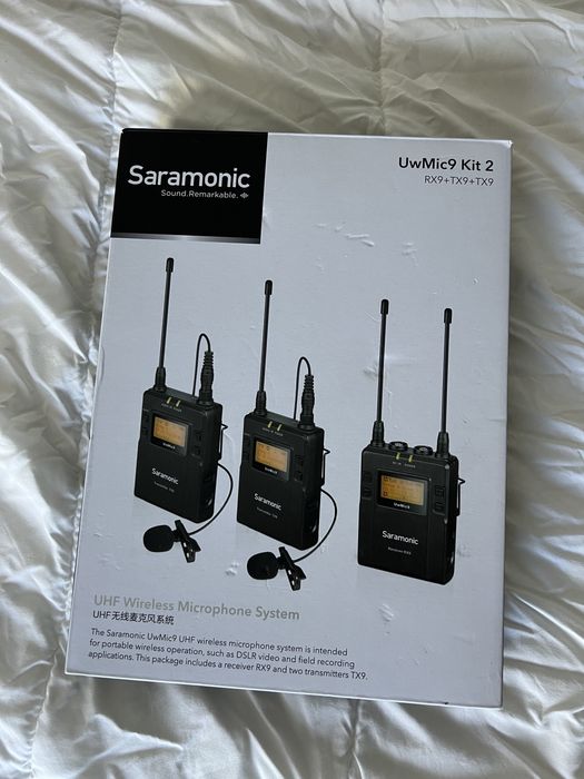 Microfones lapela Saramonic