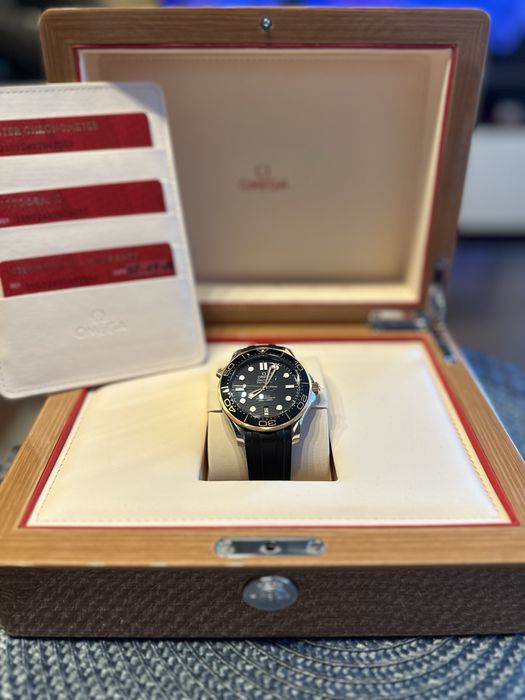 Omega Semaster Diver 300 M Sedna Gold 18k