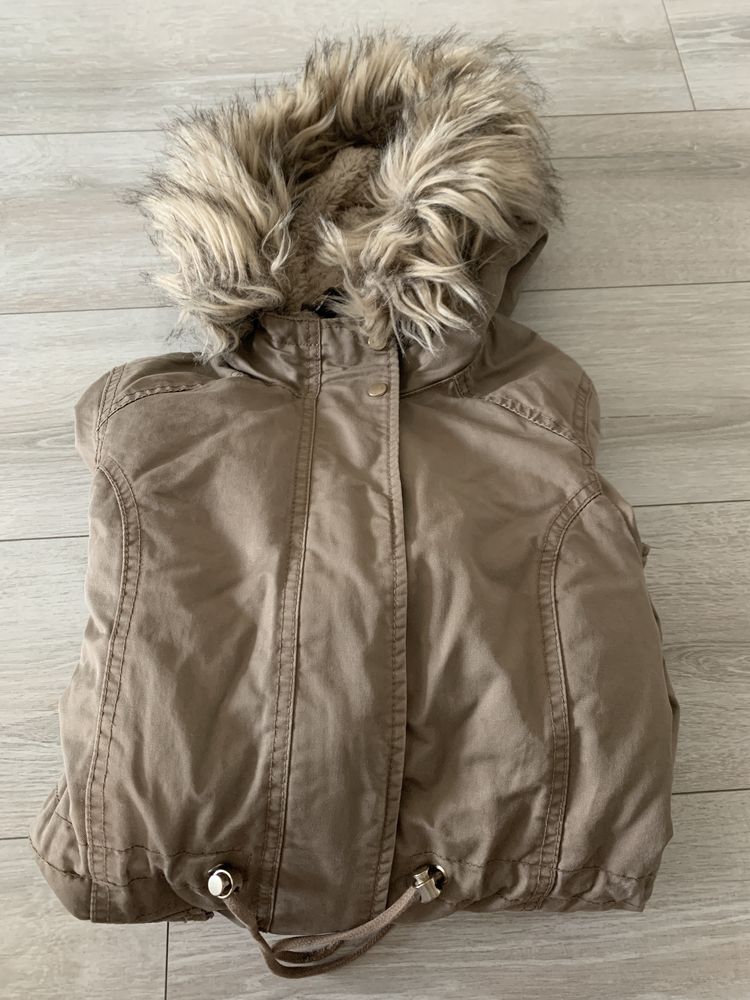 Parka damska kurtka jesienna h&m rozmiar 34 xs