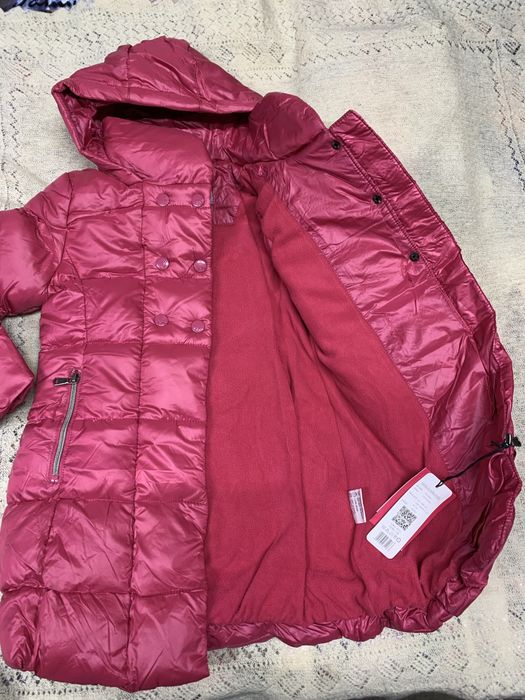 104-110-116-122-128–134,158 Зимова подовжена куртка пальто