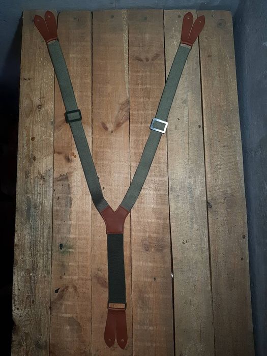 Підтяжки класичні оливкові