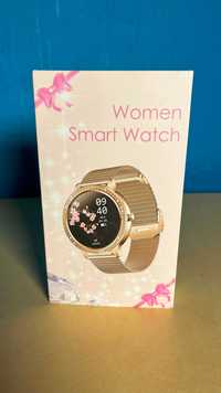 Smartwatch damski z połączeniami telefonicznymi Bluetooth, CyberDyer