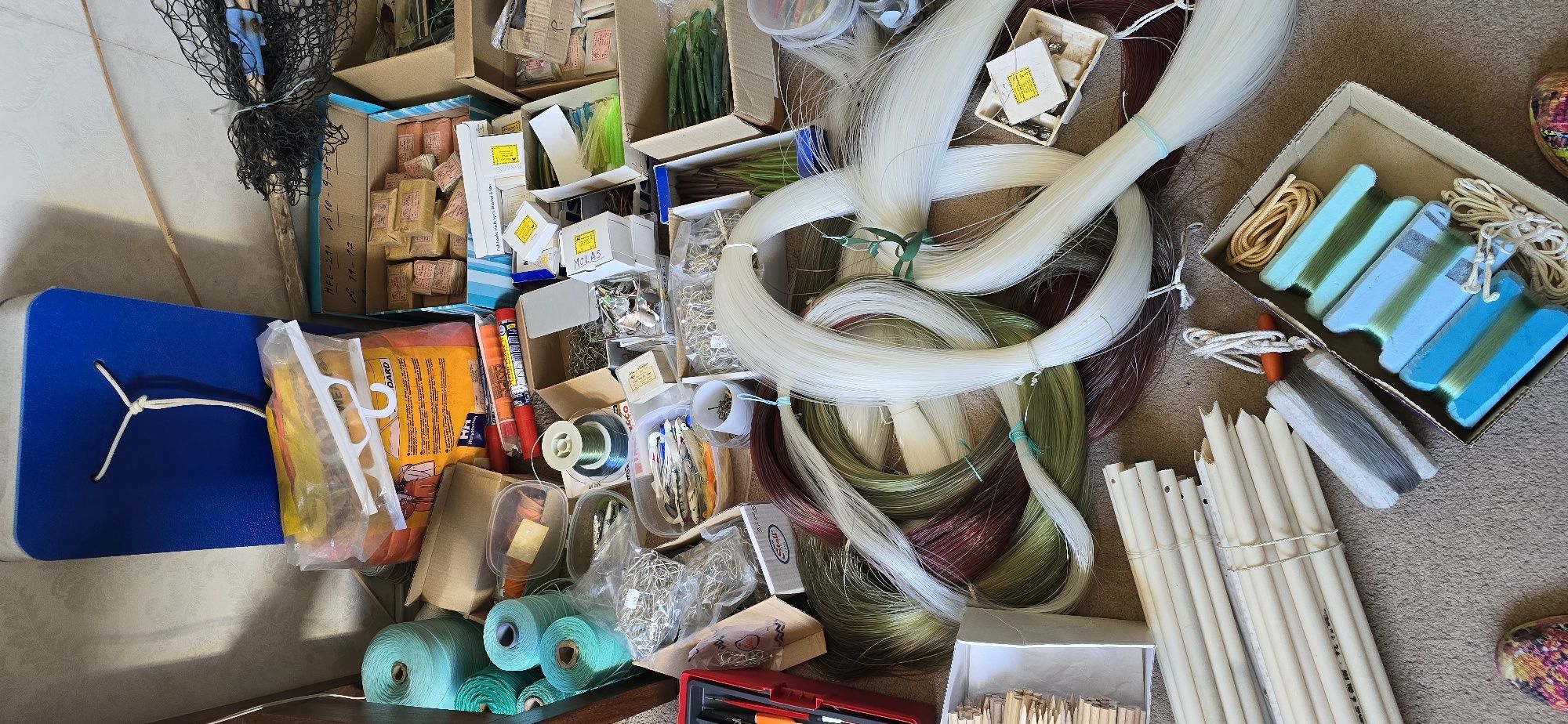 Material para pesca diverso a granel