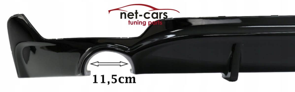 Dyfuzor BMW F32 F33 F36 MPakiet 13- MPerformance czarny połysk 0-0