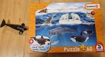 Puzzle Schleich Wild Life 60 elementów plus figurka