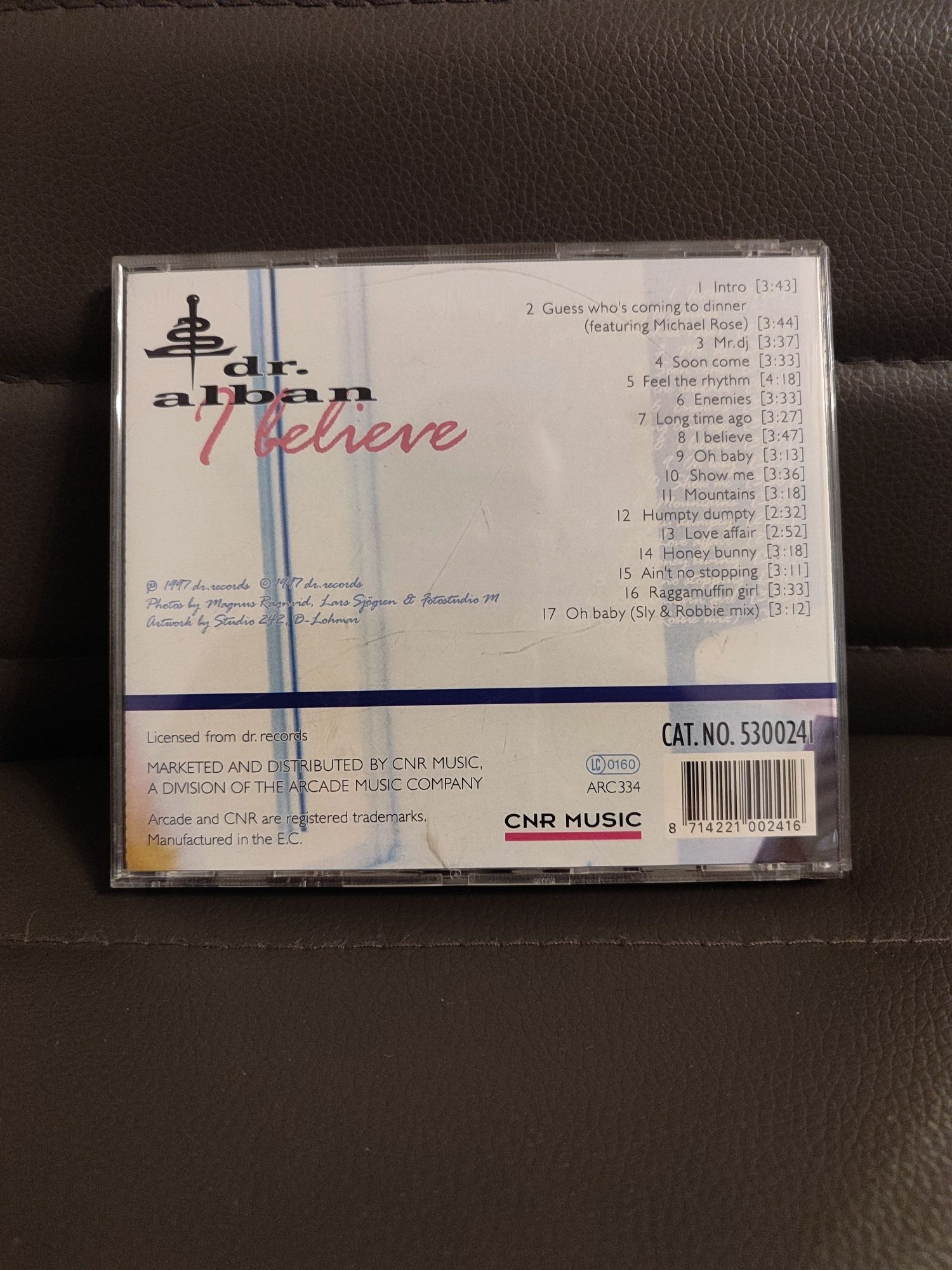 dr. Alban i believe 1997 r. płyta CD