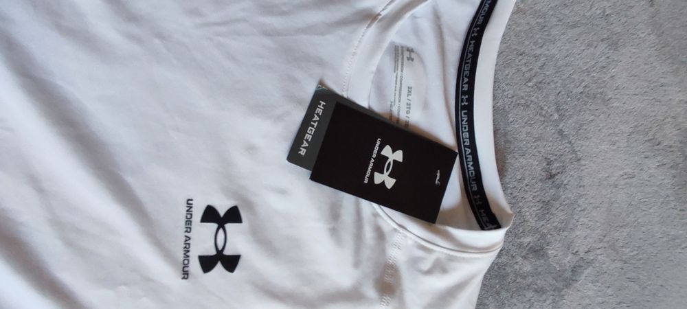 Koszulka kompresyjna HG Armour Comp SS White - Under Armour