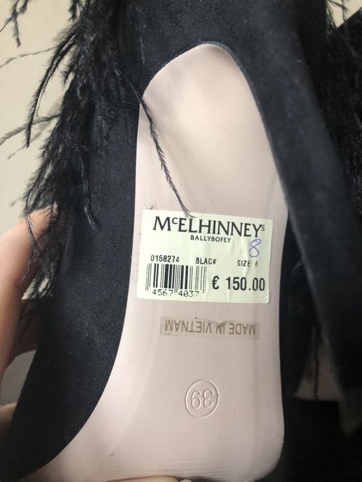 Ботильоны ботинки туфли чёрные