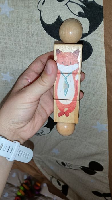 Дерев'яні кубики, перевертиш