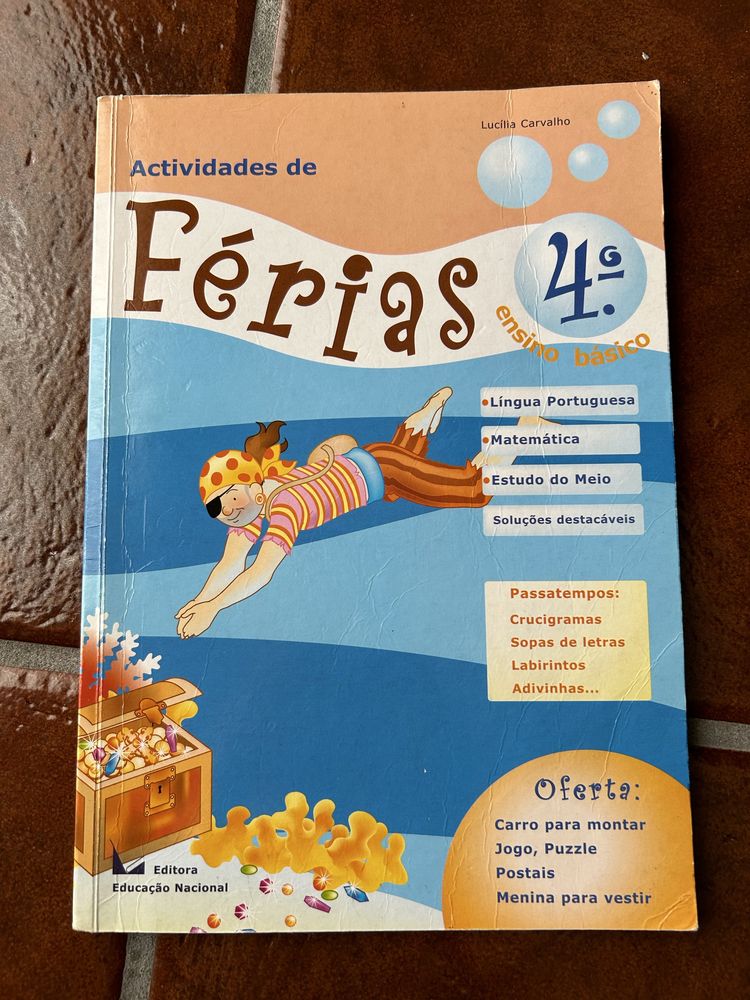 Livros de atividades de férias 3° e 4° anos