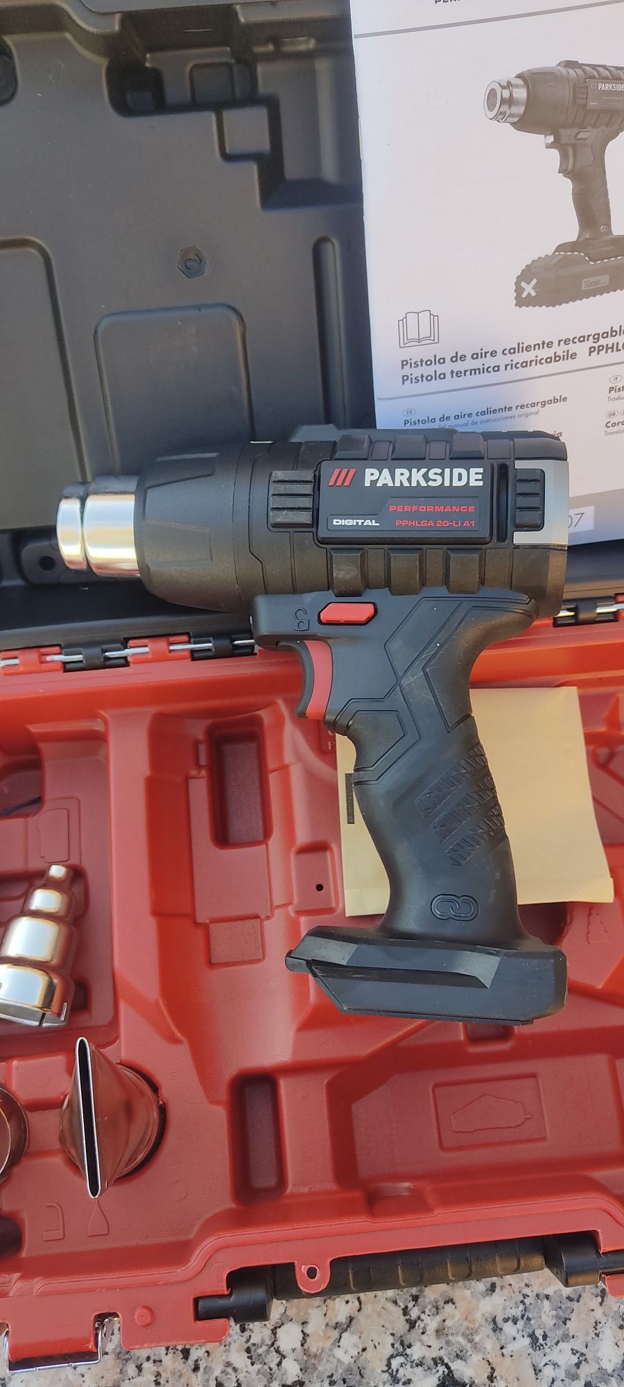 Pistola ar quente performance 20v Parkside (nova + garantia)