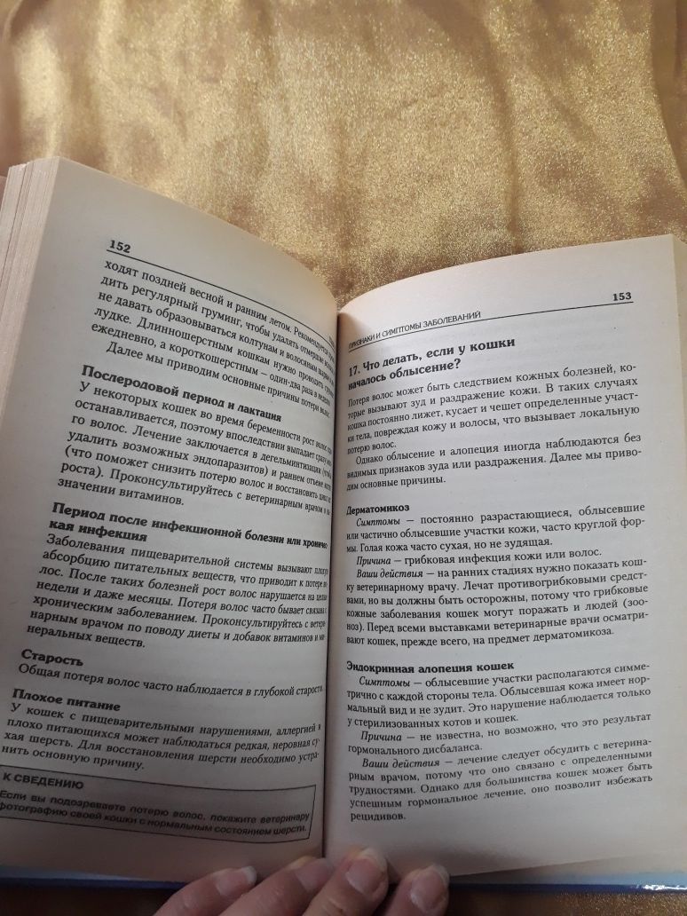 Кошки. Справочник по уходу т содержанию кошек. Много информации. 2004г