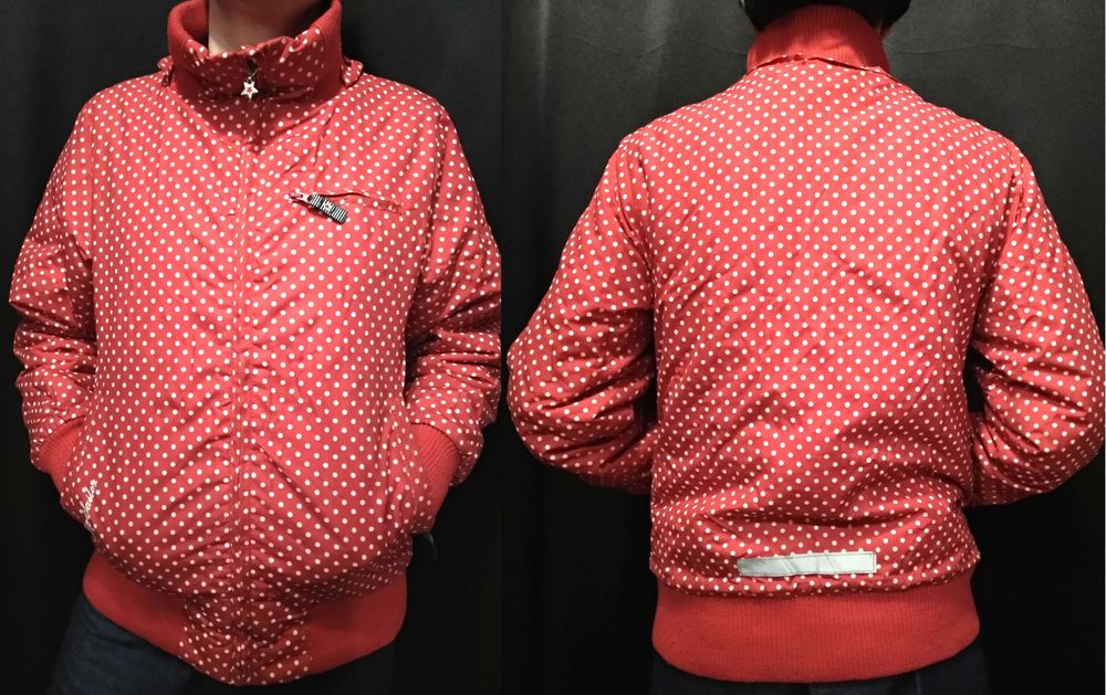 yigga курточка підліток тепла дівчинка горох осінь демі зима