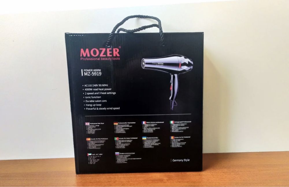 Новый Фен Mozer Mz 5919 4000 вт / укладка для волос