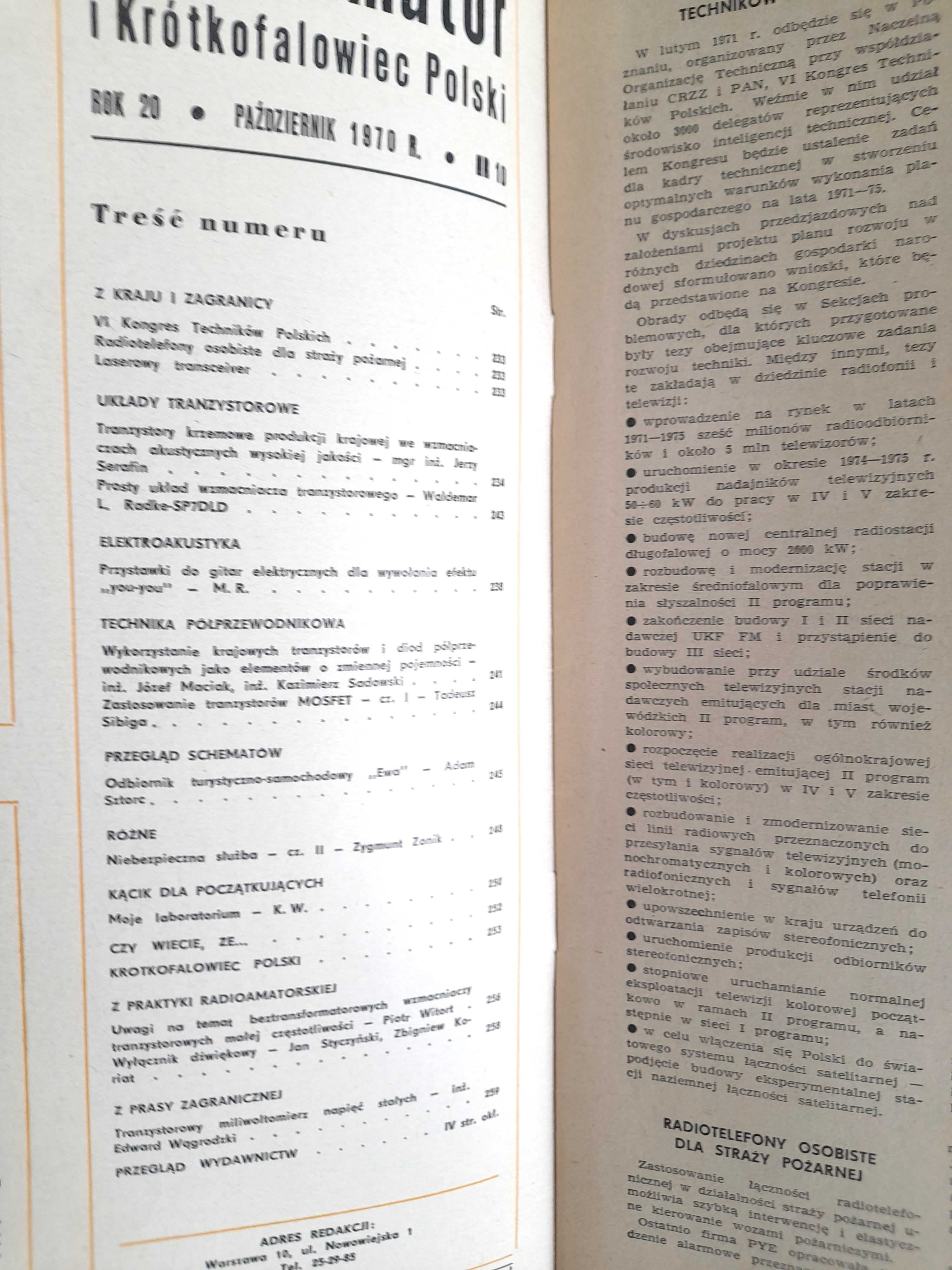 Radioamator i krótkofalowiec 10 / 1970