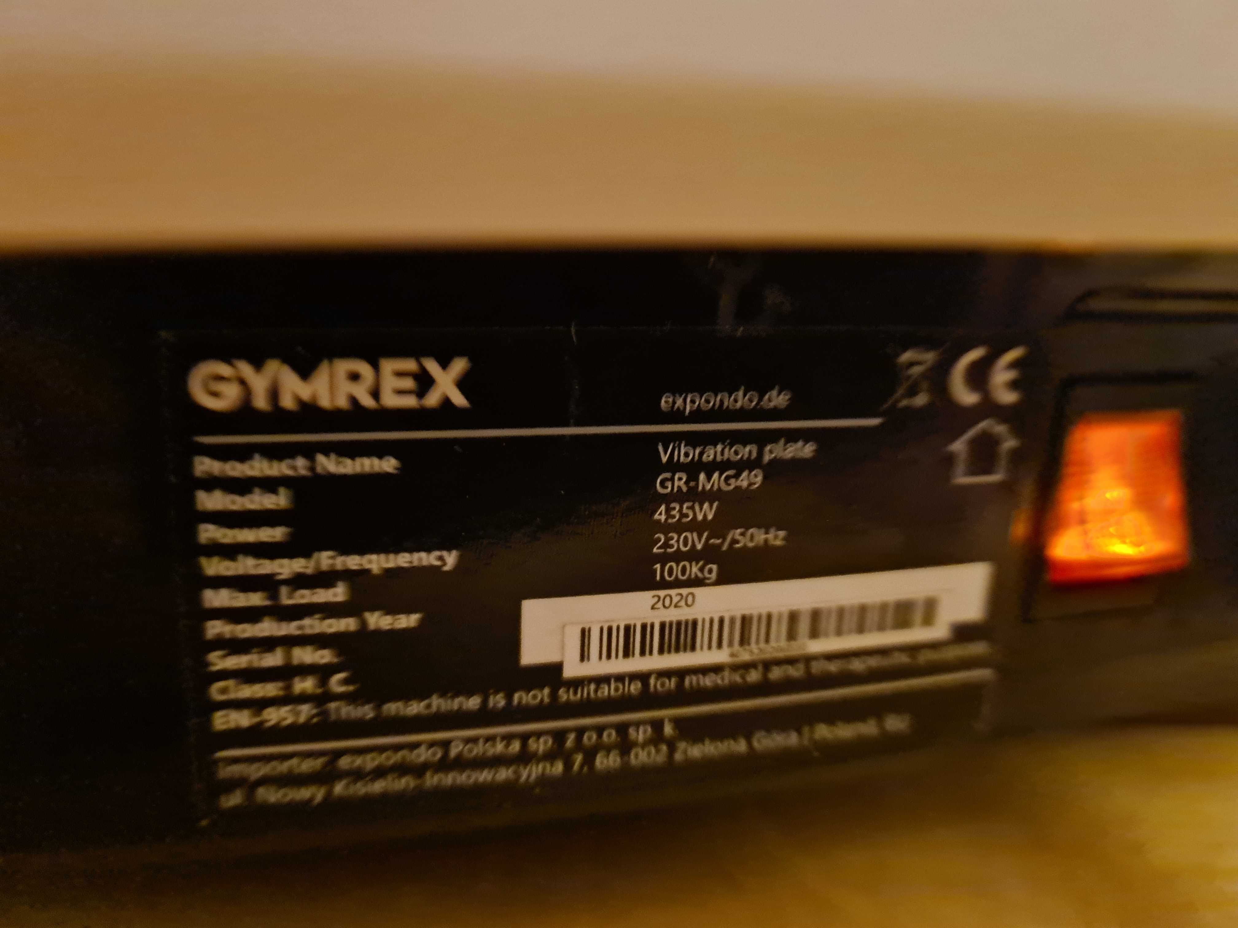 Віброплатформа GYMREX GR-MG 49