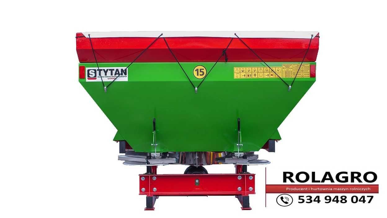 Rozsiewacz Dwutarczowy Firmy STRUMYK model Tytan Transport do domu