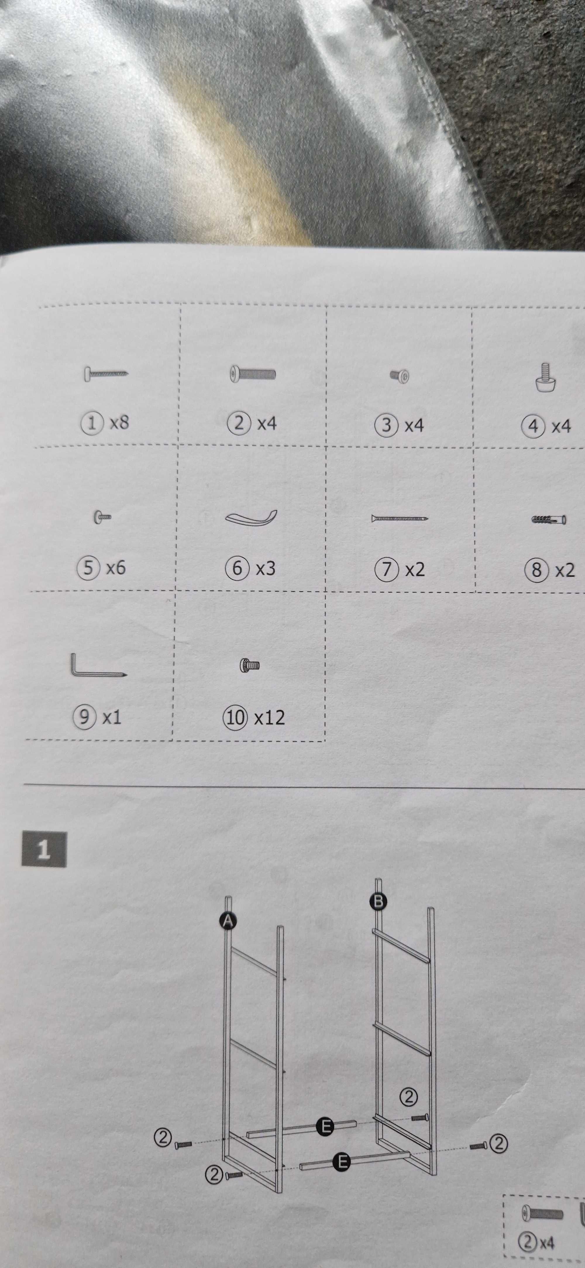 Regał na książki COSTWAY (Brak 4 śrubek)