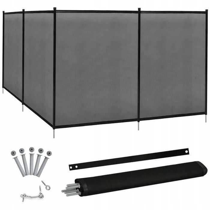 Ogrodzenie Siatka do zabezpieczenia basenu 4 PANELE 90 cm szer
