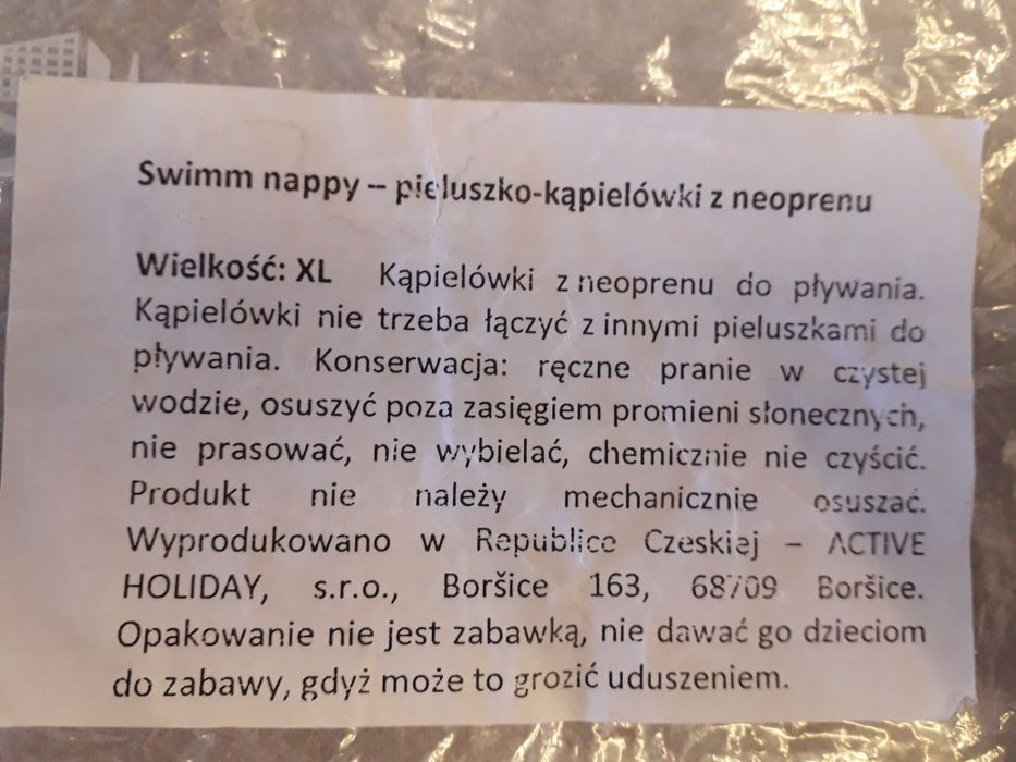 Spodenki neoprenowe na basen nad wodę dla dzieci 13-16kg