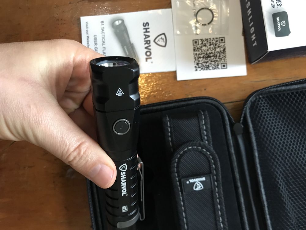 Тактичний ліхтар Sharvol S1 usb-c 21700 IP68 1900 люмен