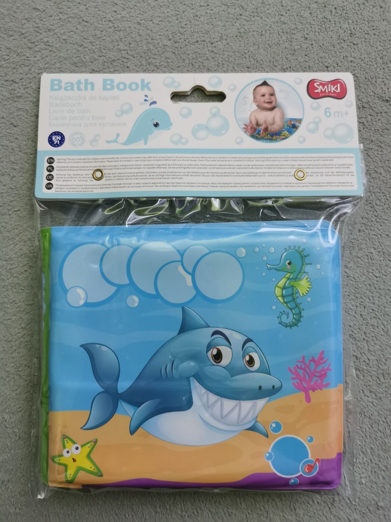 Książeczka do wody Bath book smiki