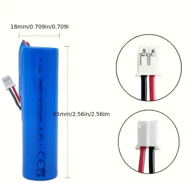 Аккумулятор 18650 3.7v 2000 mAh