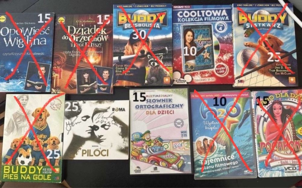 Starsze filmy - Płyty CD