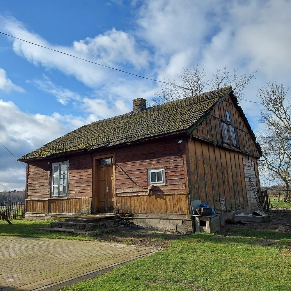 Dom do rozbiórki drewno gruz piece kaflowe