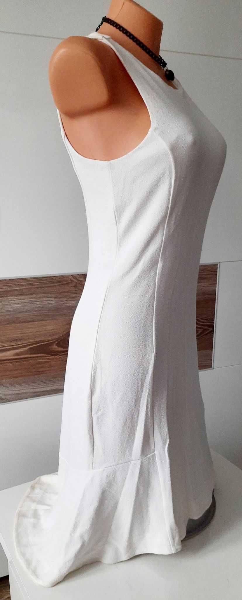 Biała sukienka H&M rozmiar 40